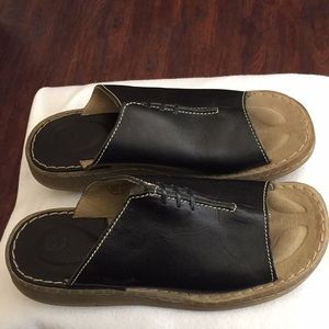 Dr. (Doc) Martens Black Slide Leather Sandals W8